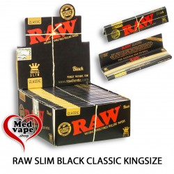 RAW SLIM BLACK CLASSIC KINGSIZE PAPERS Medvape